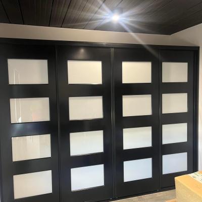 Stylish Black and White robe doors 