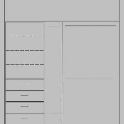 1800 2400 2 Door Std Deluxe Robe 