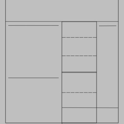 1800 2400 2 Door Std Value Pack Robe 