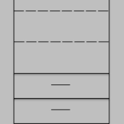 Robe Components Draw And Shelf Unit 
